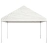 Belvédère avec toit blanc 11,15x4,08x3,22 m polyéthylène 570279570279