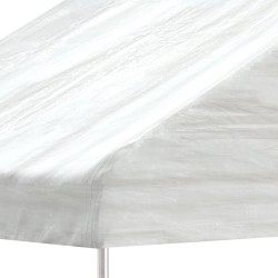 Belvédère avec toit blanc 11,15x4,08x3,22 m polyéthylène 570279570279