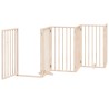 Barrière pour chien porte pliable 15 panneaux bois de peuplier 570281570281