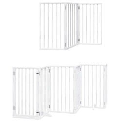 Barrière pour chien porte pliable 15 panneaux bois de peuplier 570284570284