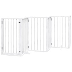 Barrière pour chien porte pliable 15 panneaux bois de peuplier 570284570284