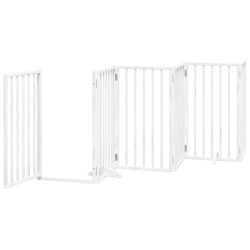 Barrière pour chien porte pliable 15 panneaux bois de peuplier 570284570284