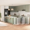 Barrière pour chien porte pliable 12 panneaux bois de peuplier 570285570285