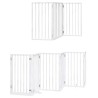 Barrière pour chien porte pliable 12 panneaux bois de peuplier 570285570285