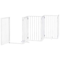 Barrière pour chien porte pliable 12 panneaux bois de peuplier 570285570285