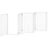 Barrière pour chien porte pliable 12 panneaux bois de peuplier 570285570285