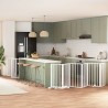 Barrière pour chien porte pliable 9panneaux blanc bois peuplier 570286570286