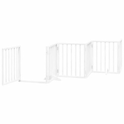 Barrière pour chien porte pliable 15 panneaux bois de peuplier 570287570287