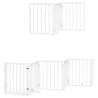 Barrière pour chien porte pliable 12 panneaux bois de peuplier 570288570288