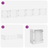 Barrière pour chien porte pliable 12 panneaux bois de peuplier 570288570288