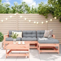 Salon de jardin 5 pcs avec coussins bois massif douglas 570291570291