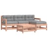 Salon de jardin 5 pcs avec coussins bois massif douglas 570291570291