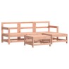 Salon de jardin 5 pcs avec coussins bois massif douglas 570291570291