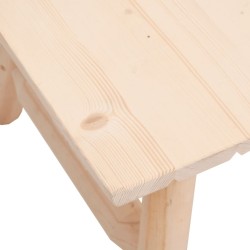 Ensemble de salon de jardin 3 pcs bois massif d'épicéa 570296570296