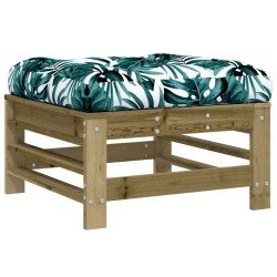 Salon de jardin 5 pcs avec coussins bois de pin imprégné 570300570300