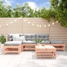 Salon de jardin 6 pcs avec coussins bois massif Douglas 570308570308