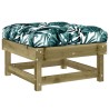 Salon de jardin 7 pcs avec coussins bois de pin imprégné 570310570310