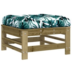 Salon de jardin 6 pcs avec coussins bois de pin imprégné 570315570315