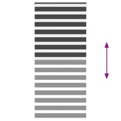 Store zèbre noir 115x230 cm largeur du tissu 110,9 cm polyester 570328570328