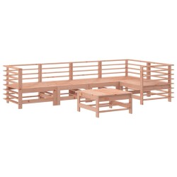 Salon de jardin 6 pcs avec coussins bois massif Douglas 570330570330