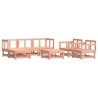 Salon de jardin 7 pcs avec coussins bois massif douglas 570334570334