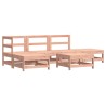 Salon de jardin 6 pcs avec coussins bois massif Douglas 570346570346