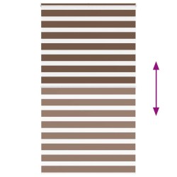 Store zèbre marron 125x200cm largeur du tissu 120,9cm polyester 570348570348