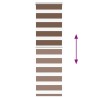 Store zèbre marron 50x100 cm largeur du tissu 45,9 cm polyester 570355570355