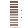 Store zèbre marron 40x100 cm largeur du tissu 35,9 cm polyester 570356570356