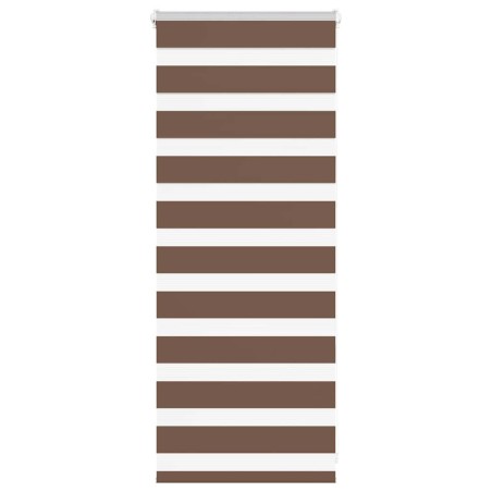Store zèbre marron 55x100 cm largeur du tissu 50,9 cm polyester 570360570360