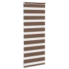 Store zèbre marron 55x100 cm largeur du tissu 50,9 cm polyester 570360570360