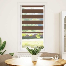Store zèbre marron 60x100 cm largeur du tissu 55,9 cm polyester 570369570369