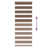 Store zèbre marron 60x100 cm largeur du tissu 55,9 cm polyester 570369570369