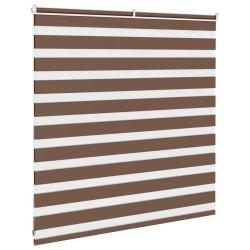 Store zèbre marron 140x100cm largeur du tissu 135,9cm polyester 570381570381