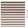 Store zèbre marron 145x100cm largeur du tissu 140,9cm polyester 570382570382