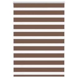 Store zèbre marron 115x100cm largeur du tissu 110,9cm polyester 570395570395