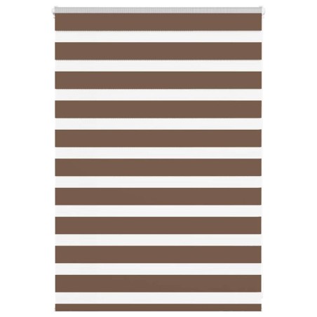 Store zèbre marron 115x100cm largeur du tissu 110,9cm polyester 570395570395