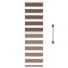 Store zèbre marron 45x150 cm largeur du tissu 40,9 cm polyester 570397570397