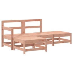 Salon de jardin 4 pcs avec coussins bois massif douglas 570403570403