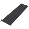 Banc de jardin avec coussin anthracite 175 cm Teck massif 570405570405
