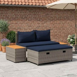 Ensemble de canapés d'extérieur 4 -Seater 4 pcs 55 x 30 x 39 cm 580676580676