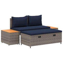 Ensemble de canapés d'extérieur 4 -Seater 4 pcs 55 x 30 x 39 cm 580676580676