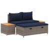 Ensemble de canapés d'extérieur 4 -Seater 4 pcs 55 x 30 x 39 cm 580676580676
