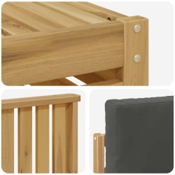 Ensemble de canapés d'extérieur 5 pcs Blanc et anthracite 580678580678