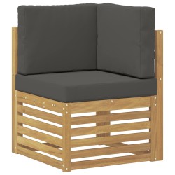 Ensemble de canapés d'extérieur 5 pcs Blanc et anthracite 580694580694