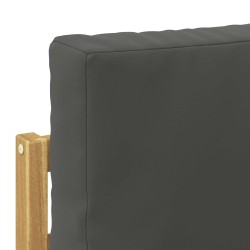 Ensemble de canapés d'extérieur 5 pcs Blanc et anthracite 580694580694