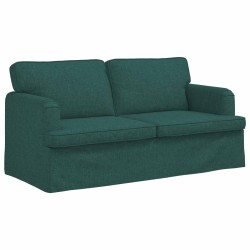 Ensemble de Canapés 2 pcs Vert foncé 162 x 80 x 85 cm tissu 580715580715