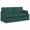 Ensemble de Canapés 2 pcs Vert foncé 162 x 80 x 85 cm tissu 580715580715