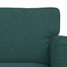 Ensemble de Canapés 2 pcs Vert foncé 162 x 80 x 85 cm tissu 580715580715