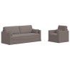Ensemble de Canapés 2 pcs Taupe 198 x 78 x 80 cm tissu 580716580716